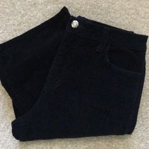NYDJ Black Corduroy Jeans